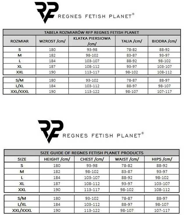 Regnes Fetish Planet 2 pakuotės vyriškos guminės juostos L/XL