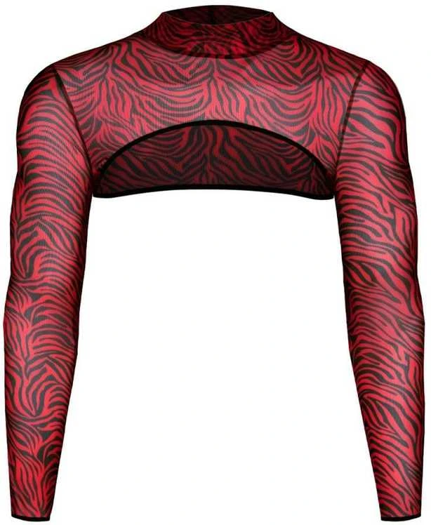 Regnes Fetish Planet Crop top, ilgomis rankovėmis - L