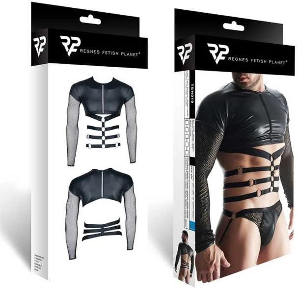 Regnes Fetish Planet męski t-shirt juodas M
