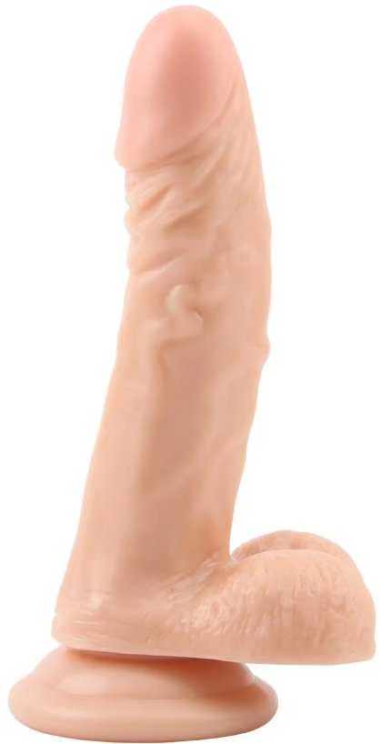 R.G.B Natūralus tikroviškas dildo penio siurbtukas 21cm