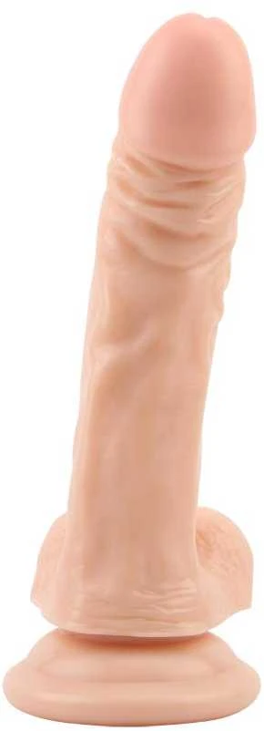 R.G.B Natūralus tikroviškas dildo penio siurbtukas 21cm