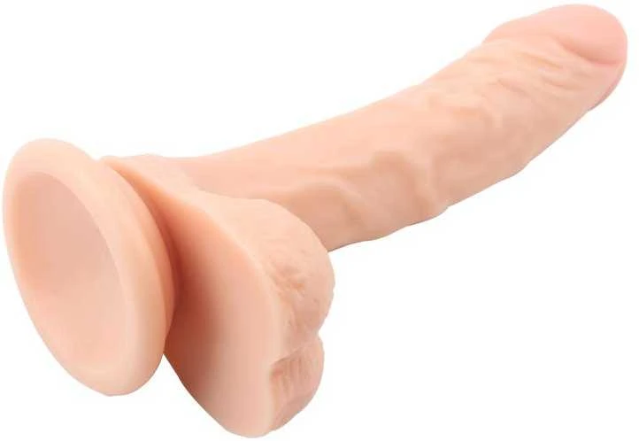 R.G.B Natūralus tikroviškas dildo penio siurbtukas 21cm