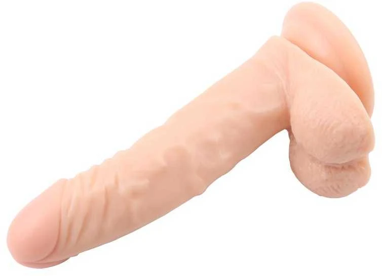 R.G.B Natūralus tikroviškas dildo penio siurbtukas 21cm