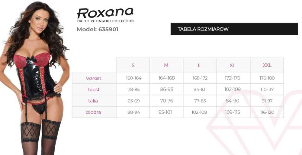 ROXANA Gorset i stringi 6359 XL