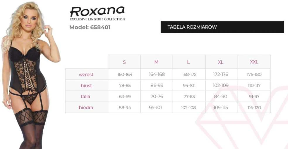 ROXANA Gorset i stringi 6584 XXL