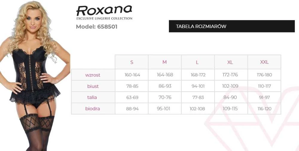 ROXANA Gorset i stringi 6585 XL
