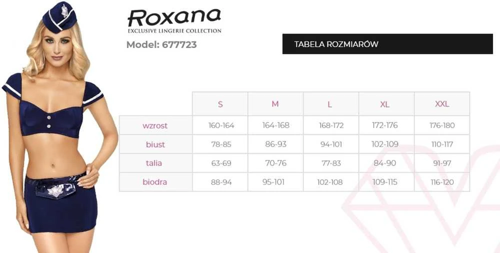 ROXANA Kostium stewardessy 6777 XXL