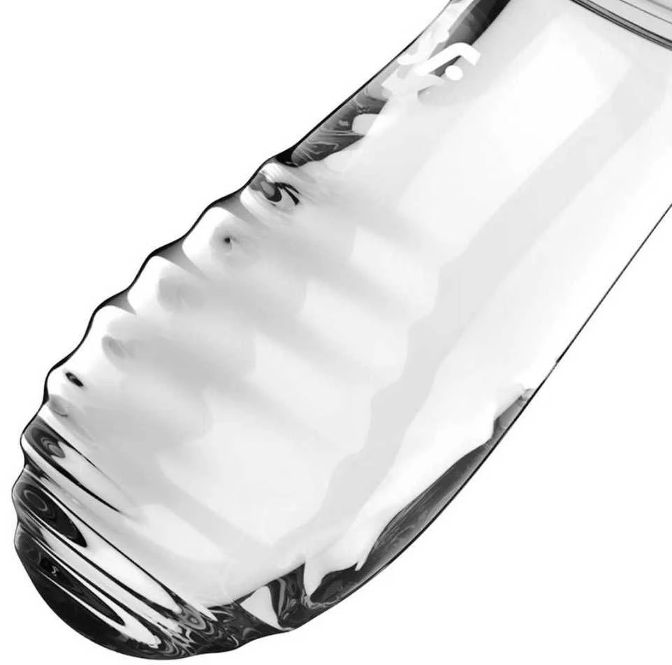Satisfyer Double Crystal stiklo dildo Skaidrus