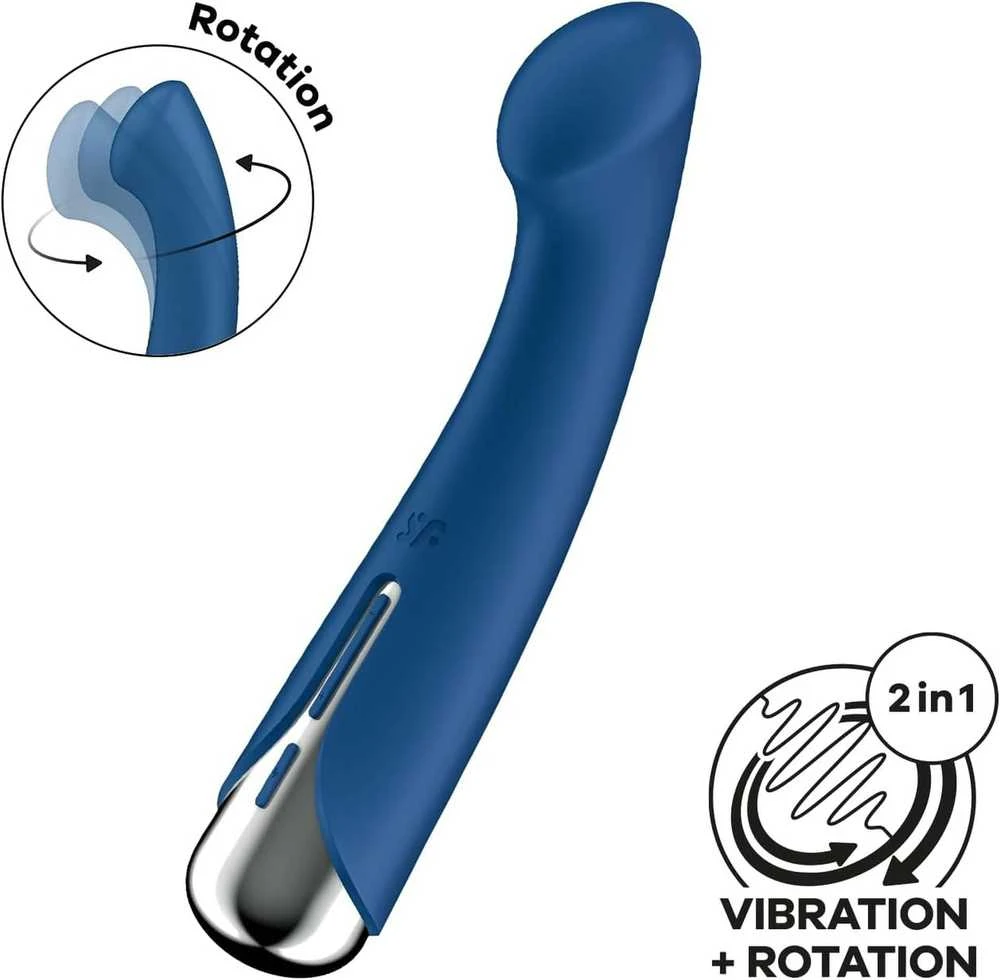 SATISFYER SUKANTIS G-TAŠKUI 1 MĖLYNAS