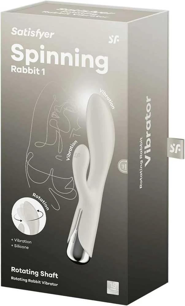 SATISFYER SPINNING RABBIT 1 Smėlio