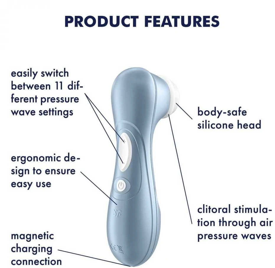 Satisfyer SATISFIER PRO 2 GENERACIJA 2 MĖLYNAS