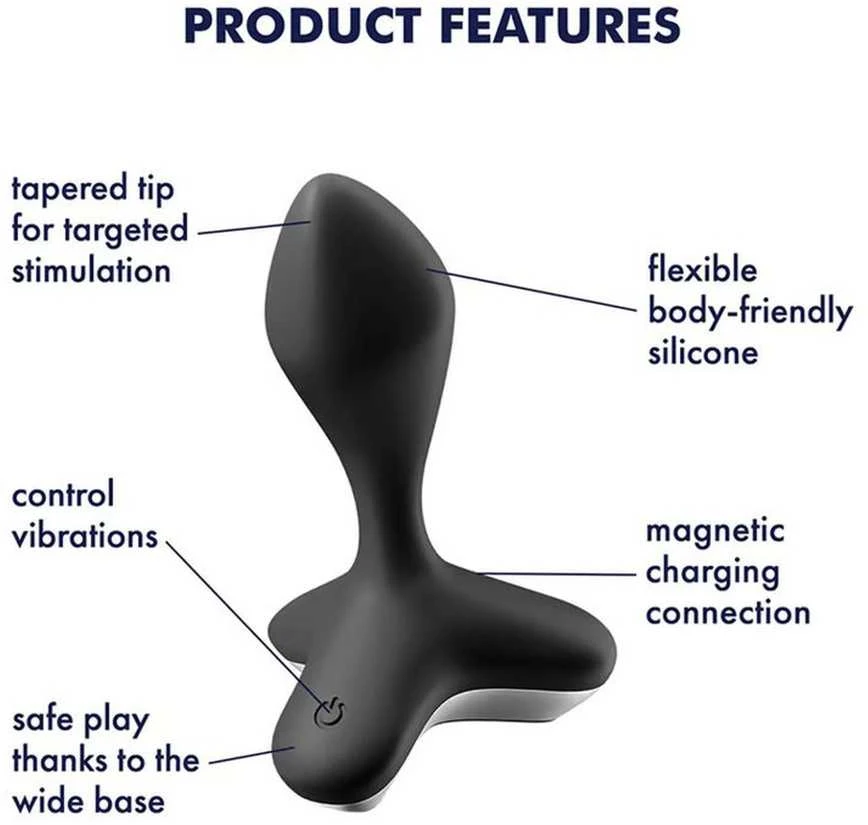 Satisfyer Plug-Vibrator Game Changer (Juodas)