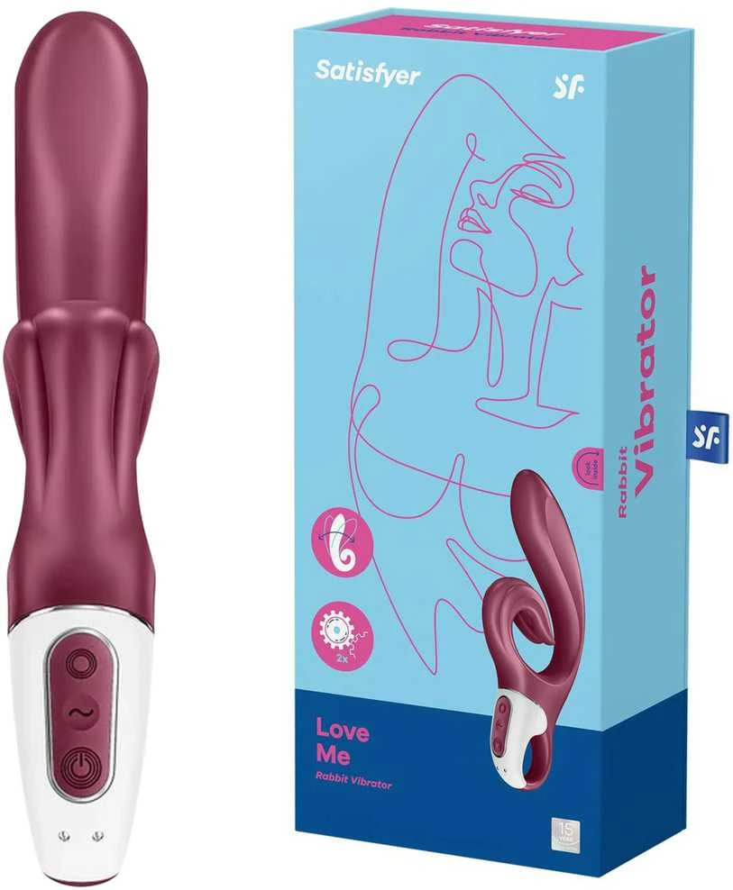 Satisfyer Love Me bunny vibratorius Raudonas