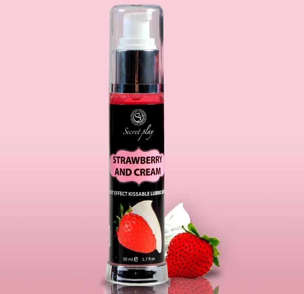 „Secret Play“ valgomasis drėkinamasis masažinis šildomasis gelis, 50 ml