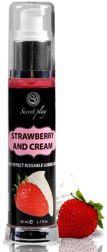 „Secret Play“ valgomasis drėkinamasis masažinis šildomasis gelis, 50 ml