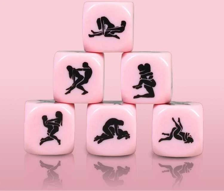 Secretplay 100 Games Slaptas erotinių kauliukų žaidimas „Kama Sutra“ – seksualinės pozicijos