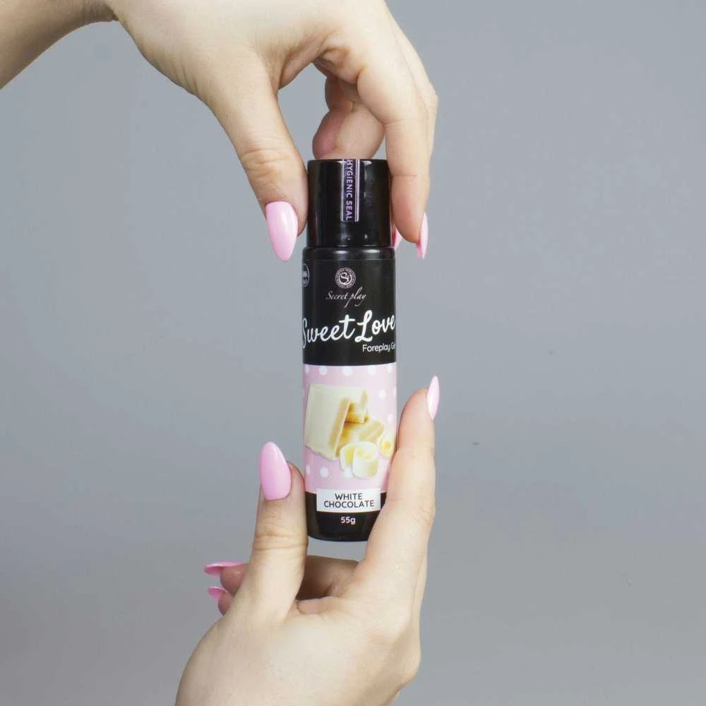 Secret Play Kreminė intymus gelinis balzamas baltas šokoladas 60 ml