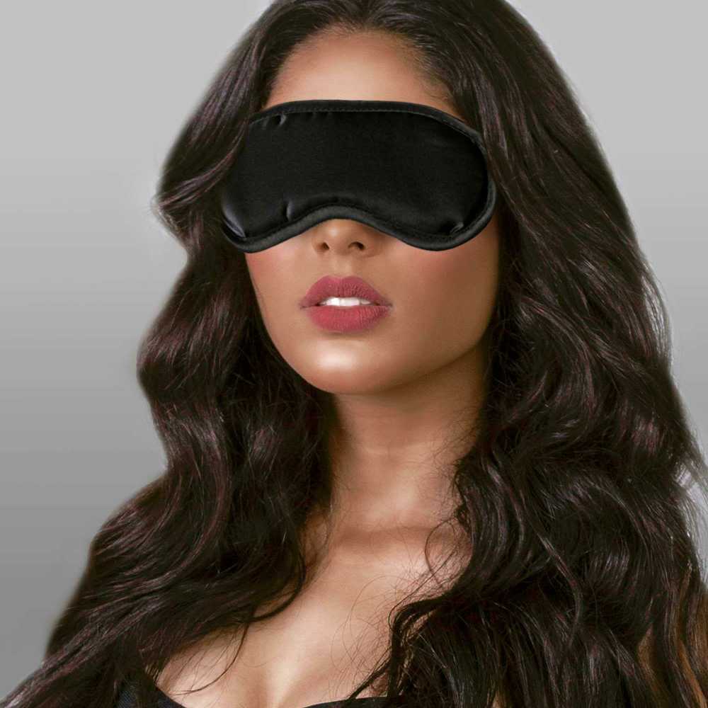 Bdsm I Fetish Secret Play Opaska-Juodas BLINDFOLD