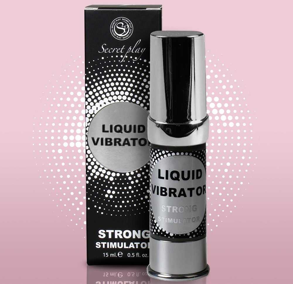 Secret Play Strong Stiprus stimuliuojantis skystas vibratorius 15 ml
