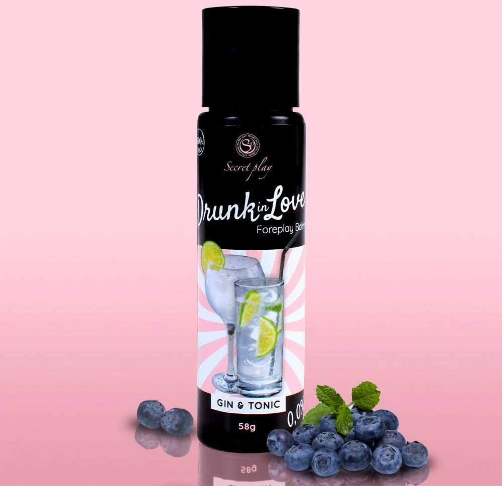 „Secret Play“ intymių santykių gelis glamonėms, valgomasis džino tonikas, 60 ml