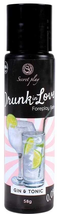 „Secret Play“ intymių santykių gelis glamonėms, valgomasis džino tonikas, 60 ml