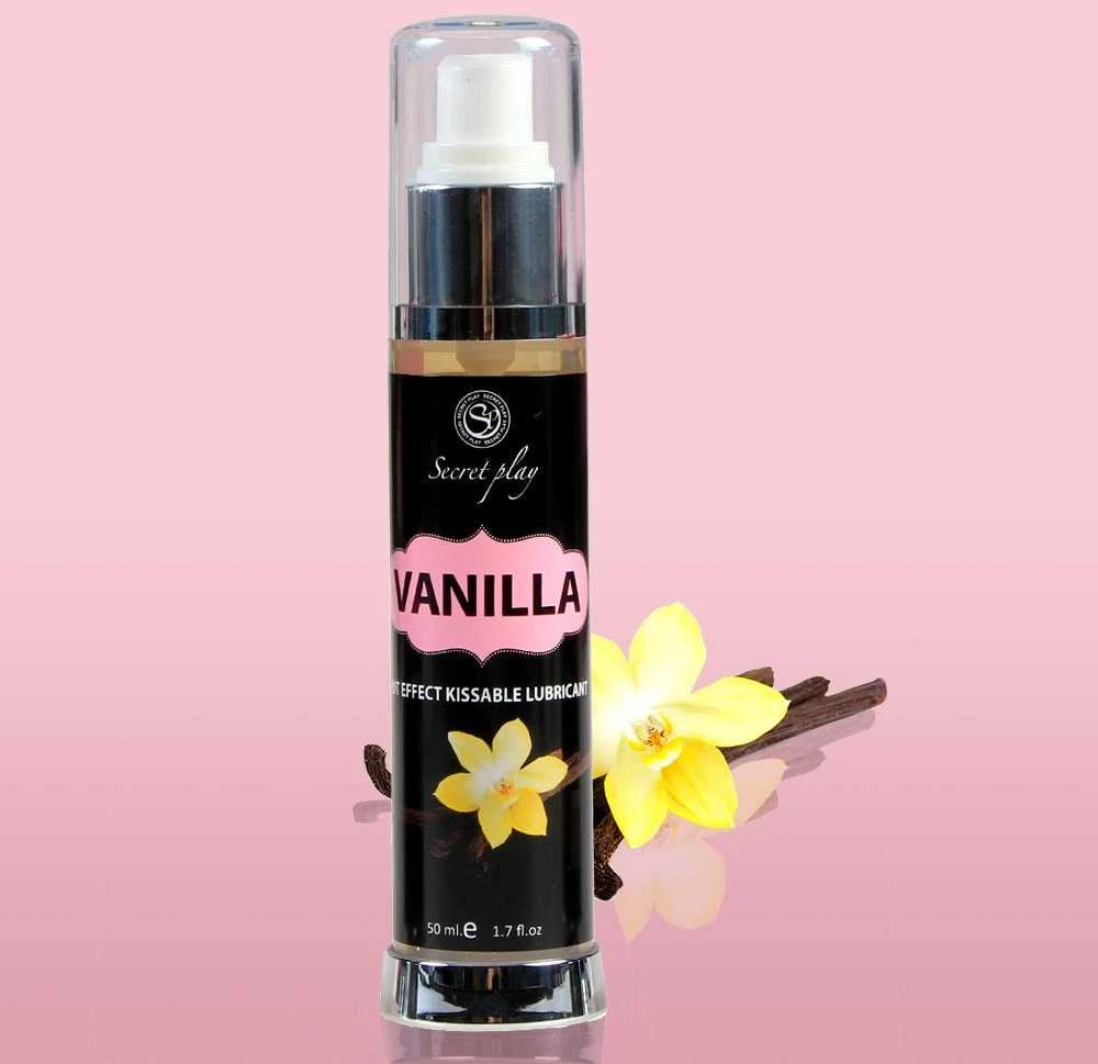 „Secret Play“ intymios higienos gelis-šildomasis lubrikantas „Vanilė“, 50 ml