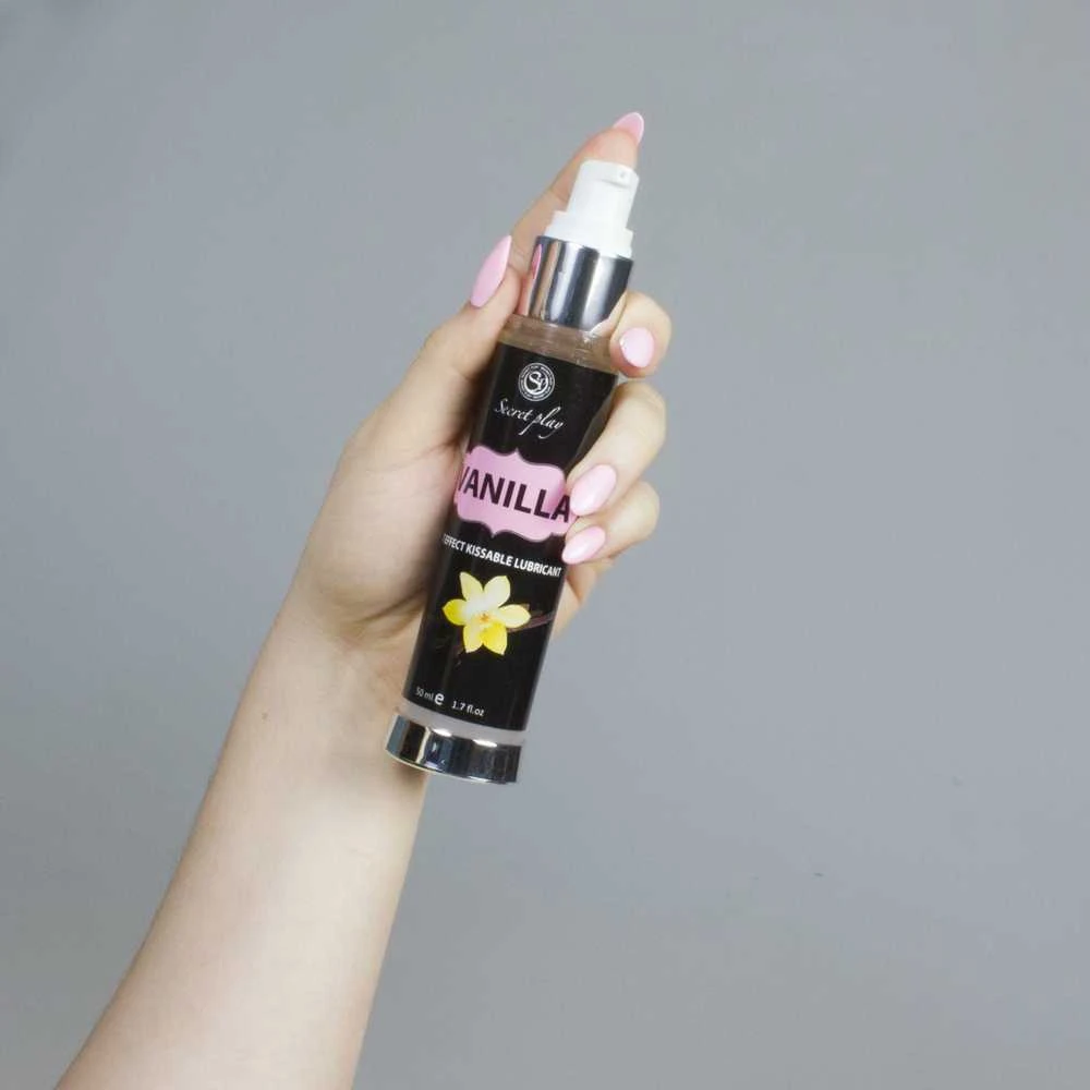 „Secret Play“ intymios higienos gelis-šildomasis lubrikantas „Vanilė“, 50 ml