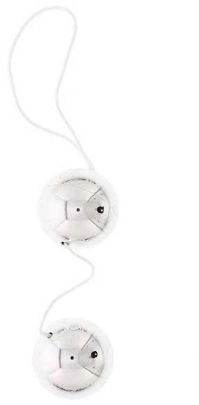 Seven creations Septyni kūriniai VIBRATONE DUO BALLS Sidabrinis BLISTERCARD