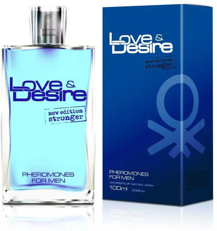 Love Desire Eromed kvepalai iki 100 ml. Gaivus ir jausmingas aromatas pasimatymui. Kvepiantys feromonai.