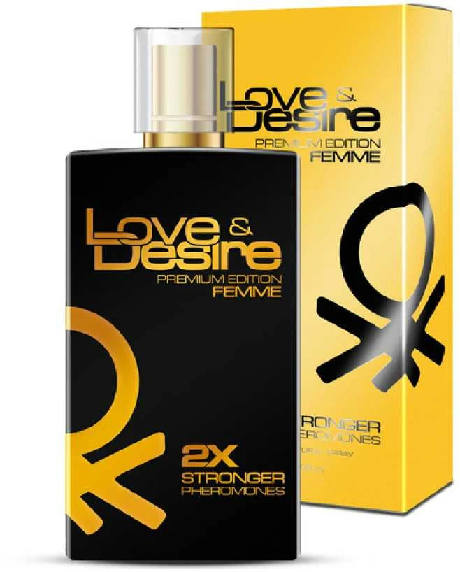Love Desire Premium Edition Femme 2x Stronger Pheromones Feromones moterims purškiklis 100ml