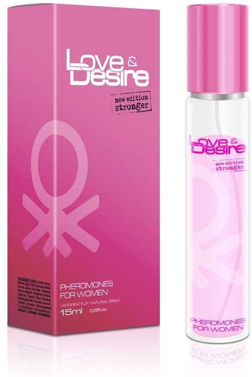 Love Desire Feromonai moterims feromonai moterims purškalas 15ml