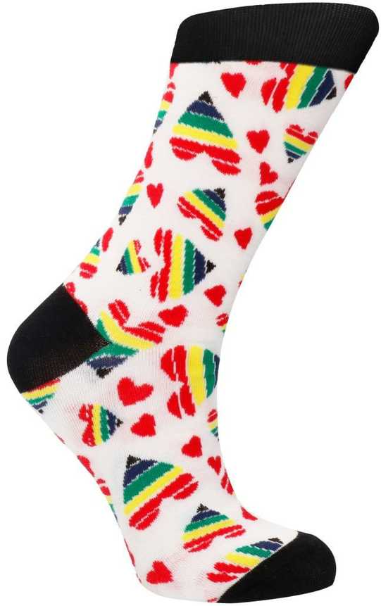 Sexy Socks Seksualios kojinės „Linksmos širdelės“ - 36-41