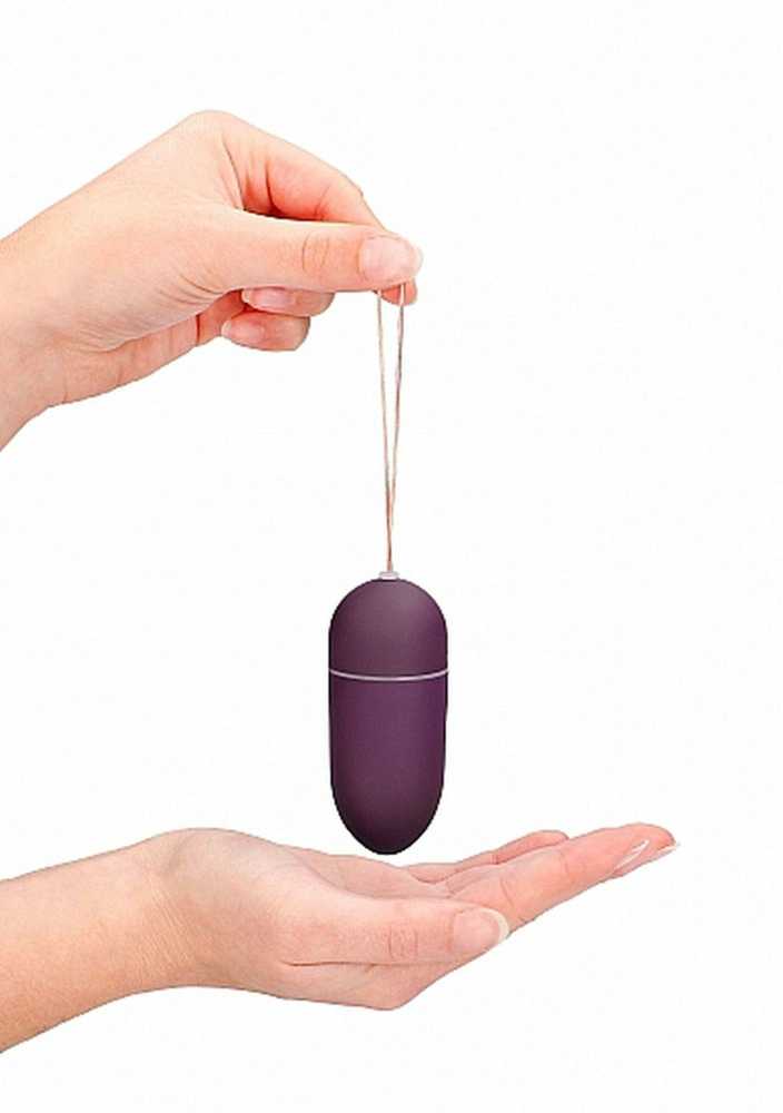 ShotsToys 10 Speed Remote Vibrating Egg - Big - Violetinė