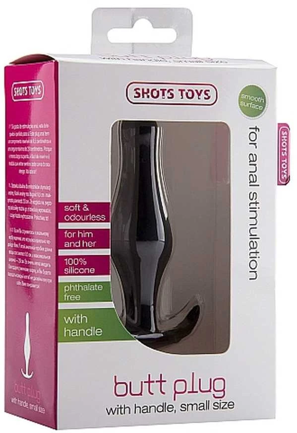 ShotsToys Smooth supaprastintas užpakalis kištukas su laikikliu