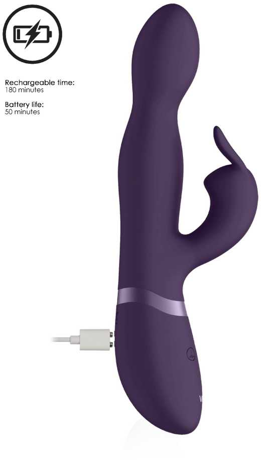 Vive By Shots ShotsToys Rabbit vibratorius - 360degrees Rabbit - Violetinė