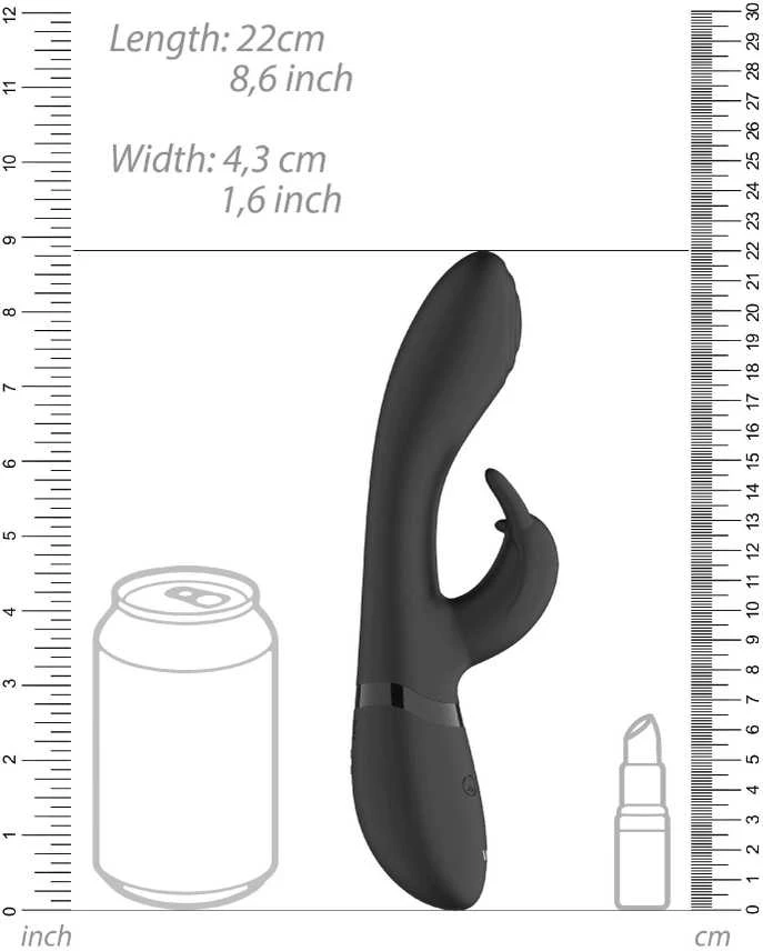 Vive By Shots ShotsToys Wibrator - Pulse G-spot Rabbit - Juodas