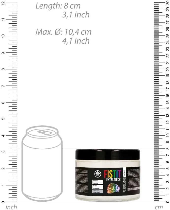 ShotsToys Żel Fisting Fist It - Itin storas - Rainbow - 500 ml