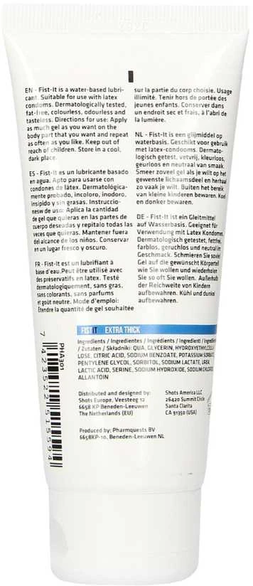 ShotsToys Drėkinamasis gelis analiniam seksui, tirštas, 100 ml