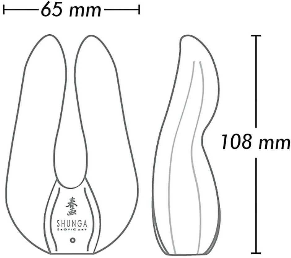 Rožinė Shunga - Aiko Intimate Massager Light Rožinė