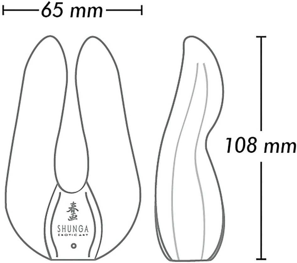 Shunga - Aiko Intimate Massager Raspberry