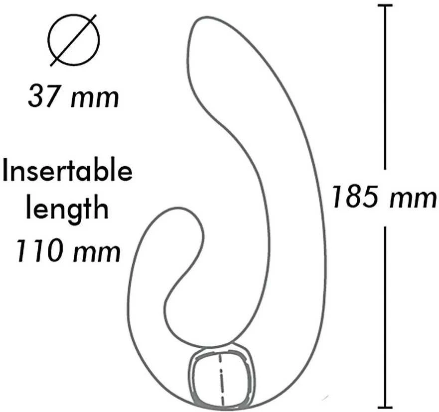 Shunga - Miyo Intimate Massager Juodas