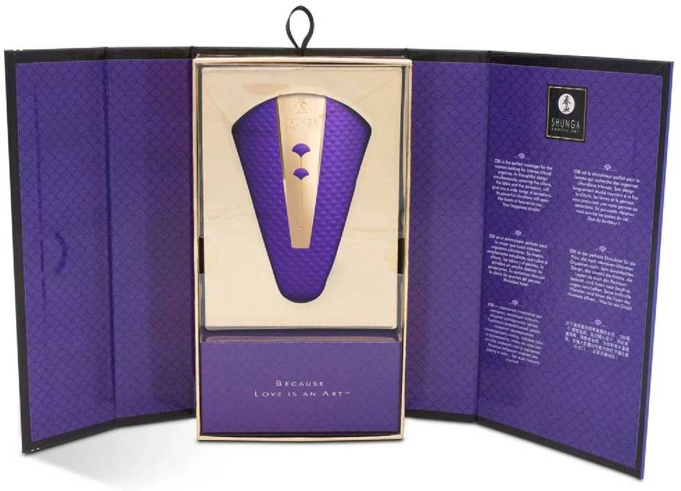Shunga - Obi Intimate Massager Violetinė