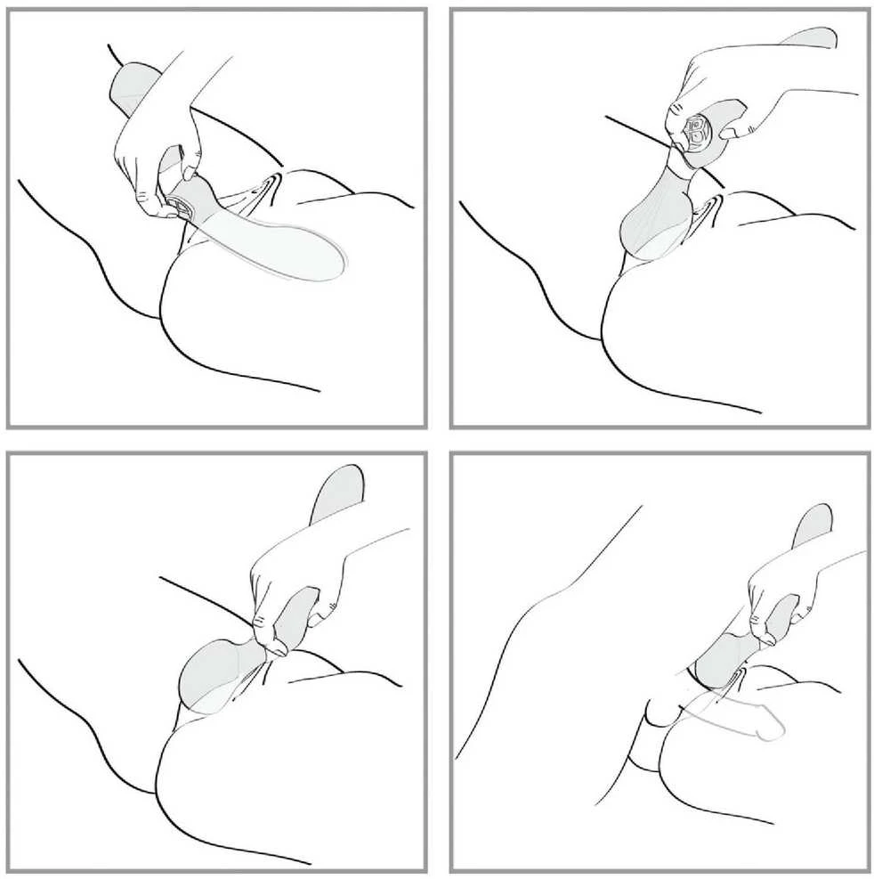 Shunga - Zoa Intimate Massager Juodas