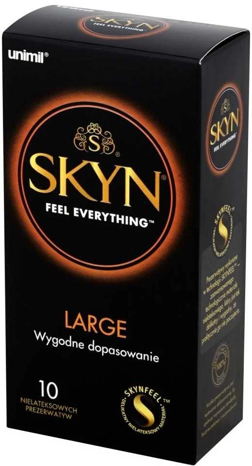 Skyn UNIMIL UNIMIL _ Syn didelių ne latekso prezervatyvai 10 vienetų