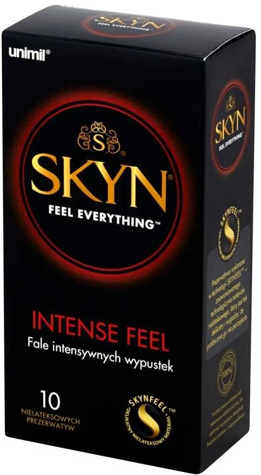 UNIMIL UNIMIL_Skyn Feel Everything Intense Feel nelateksiniai prezervatyvai 10 vnt.