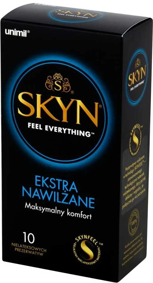 SKYN Extra Lubricated Prezervatyvai be latekso (10 vnt.)