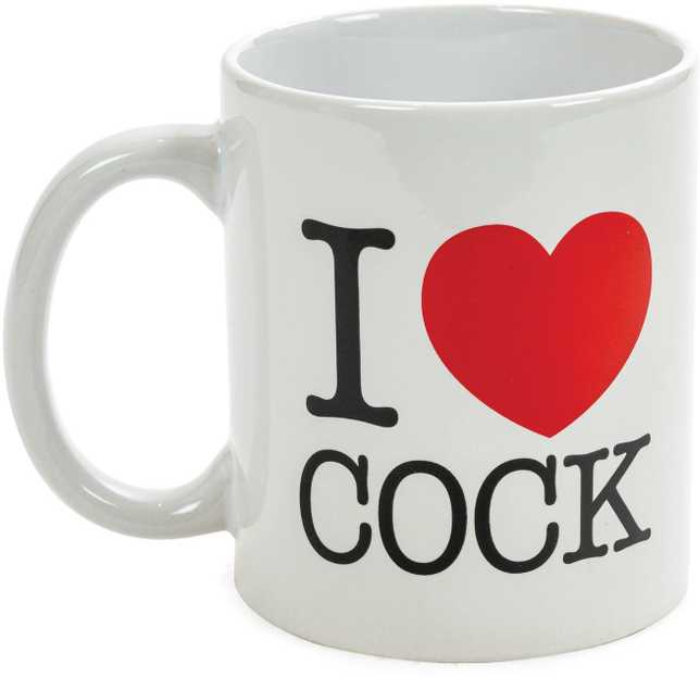 Spencer Fleetwood Puodelis I love Cock