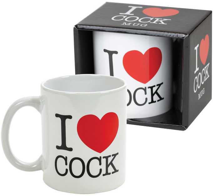 Spencer Fleetwood Puodelis I love Cock