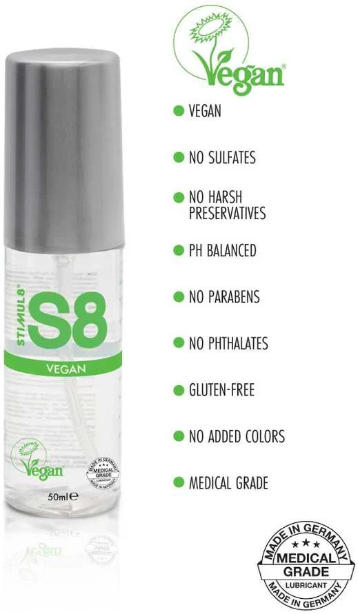 Stimul8 S8 S8 WB Vegan Lube 50ml Natural