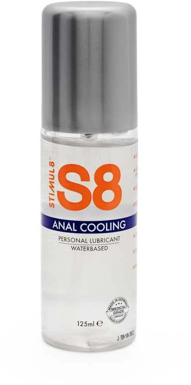 Stimul8 S8 Gel-S8 Cooling WB Anal Lube 125ml
